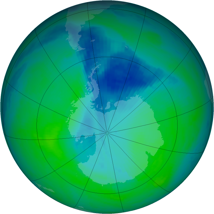 Ozone Map 1987-12-08